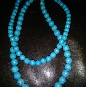 Turquoise Bead Necklace